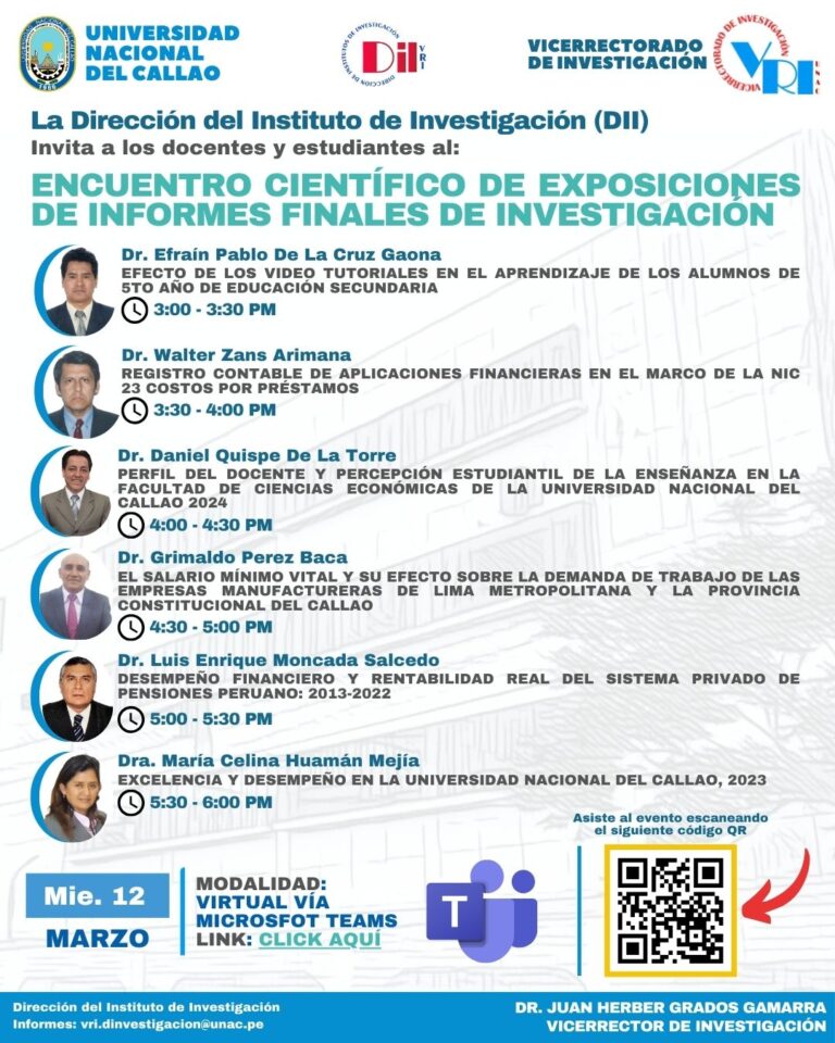 Miércoles 12 de Marzo